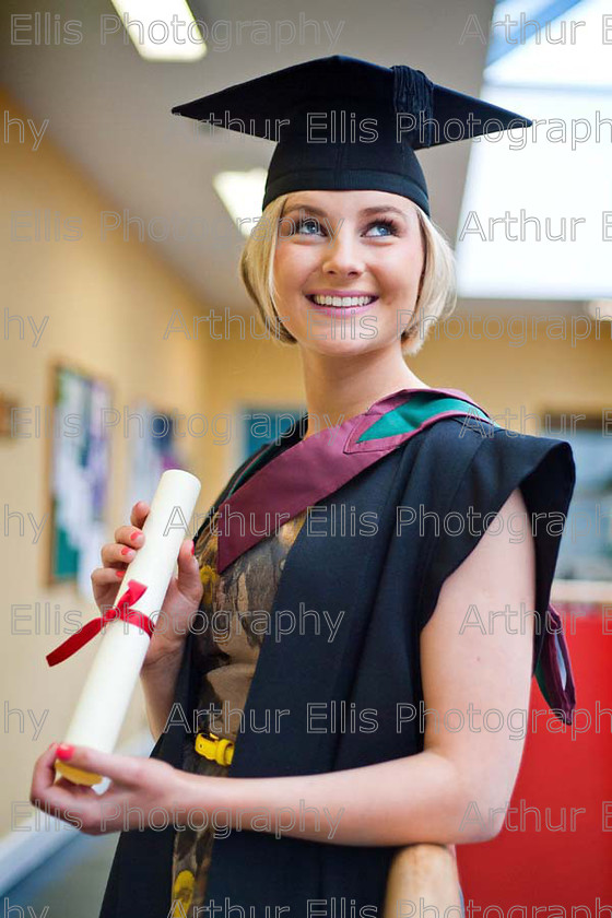 Shannon Grads 3 
 NO REPRO FEES...
080312
Kelly Ann McSweeney,Killarney Co Kerry, who graduated today with an NUI Diploma in International Hotel Management from Shannon College of Hotel Management in Shannon Co Clare.Pic Arthur Ellis.

For further Info contact
Eugene HoganPublic Relations ConsultantTel: +353 87 2497290.